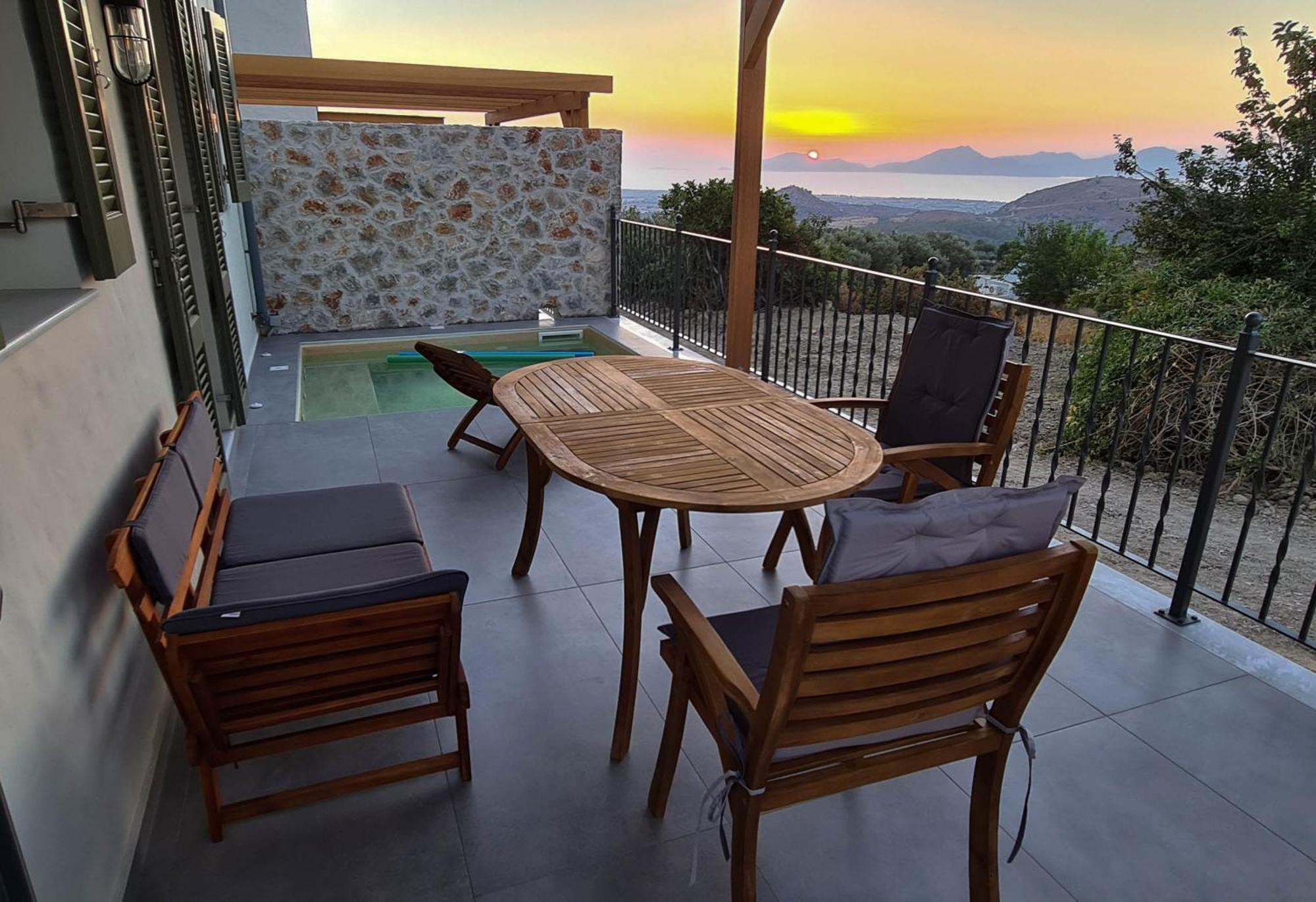 Villa Rosa - Luxury Villas With Panoramic Views Lagoudi Zia ภายนอก รูปภาพ