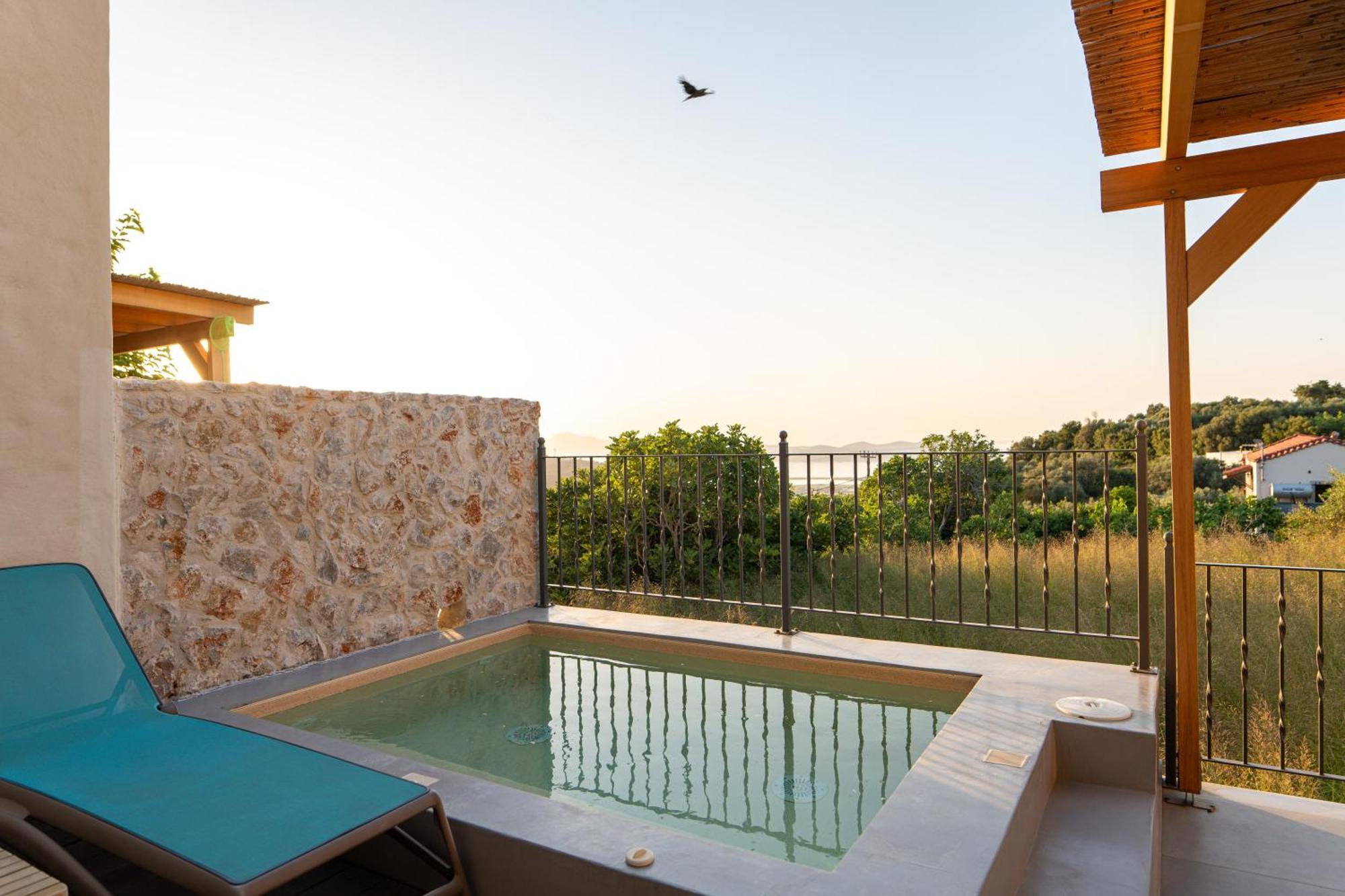 Villa Rosa - Luxury Villas With Panoramic Views Lagoudi Zia ภายนอก รูปภาพ