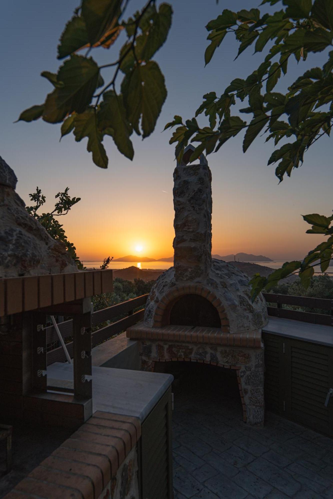 Villa Rosa - Luxury Villas With Panoramic Views Lagoudi Zia ภายนอก รูปภาพ
