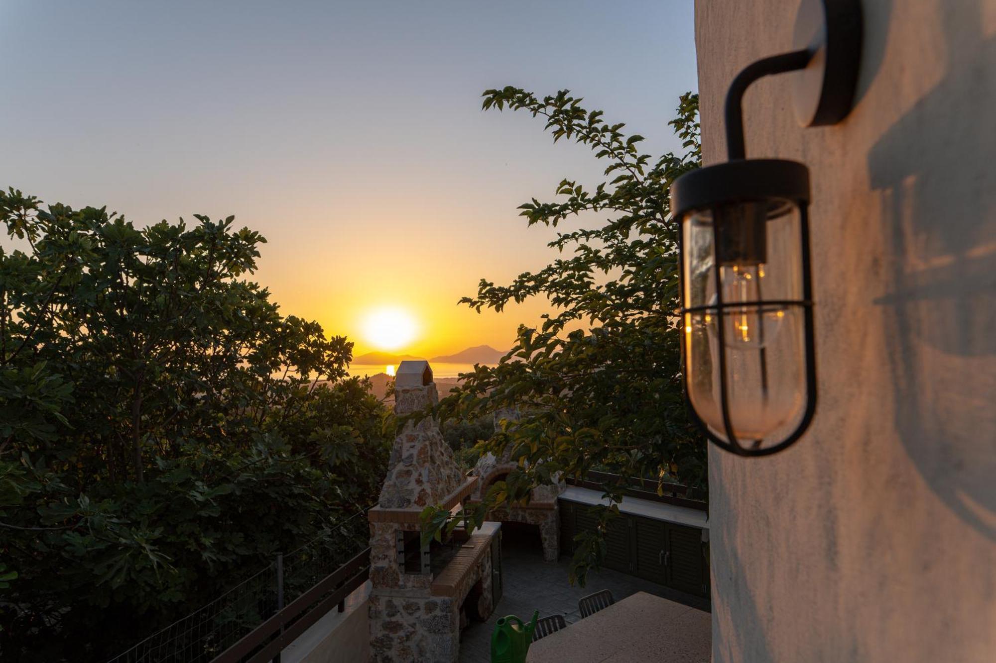 Villa Rosa - Luxury Villas With Panoramic Views Lagoudi Zia ภายนอก รูปภาพ