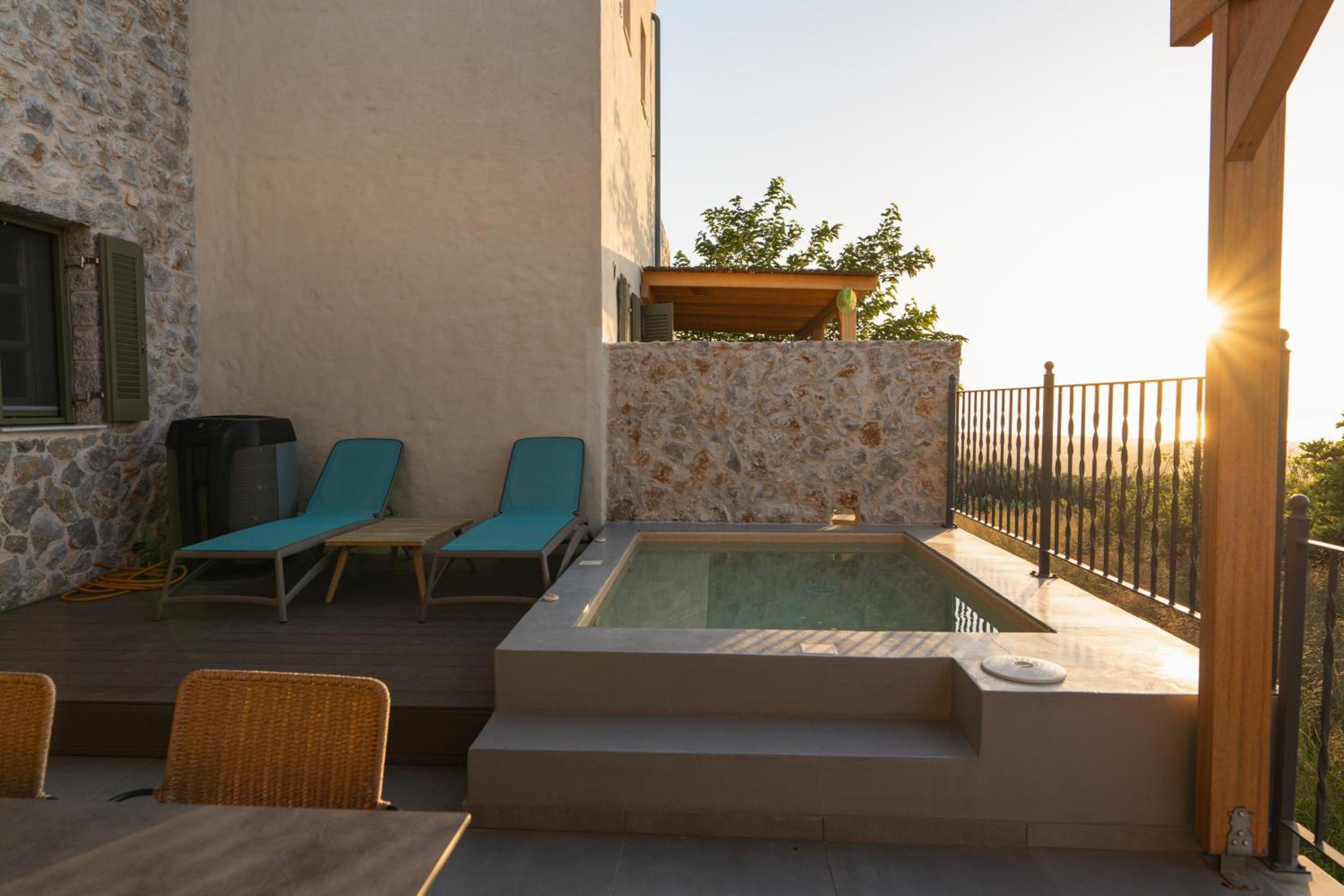 Villa Rosa - Luxury Villas With Panoramic Views Lagoudi Zia ภายนอก รูปภาพ