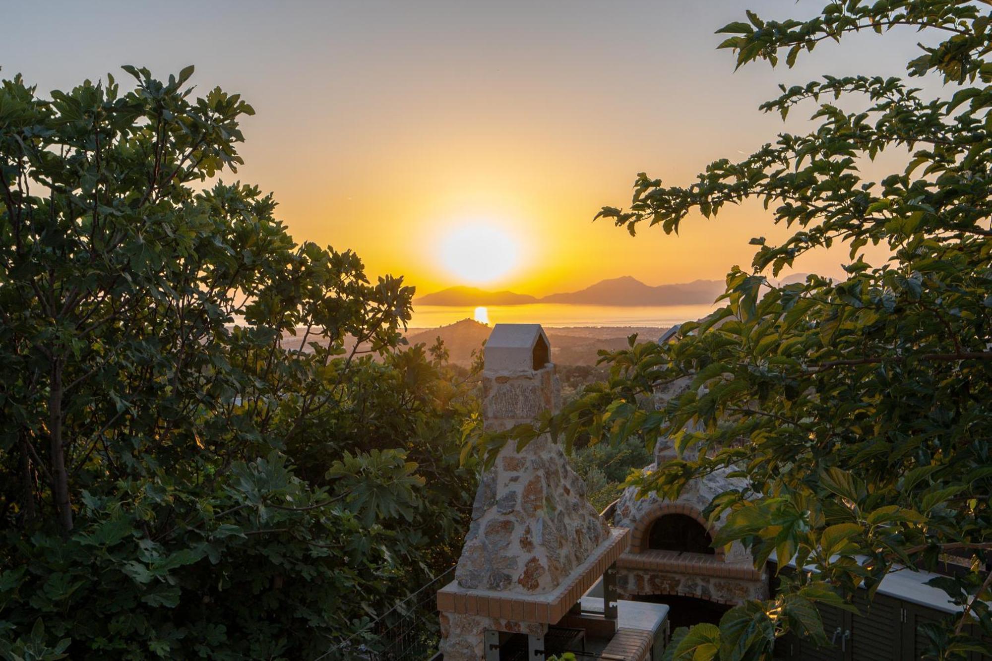 Villa Rosa - Luxury Villas With Panoramic Views Lagoudi Zia ภายนอก รูปภาพ
