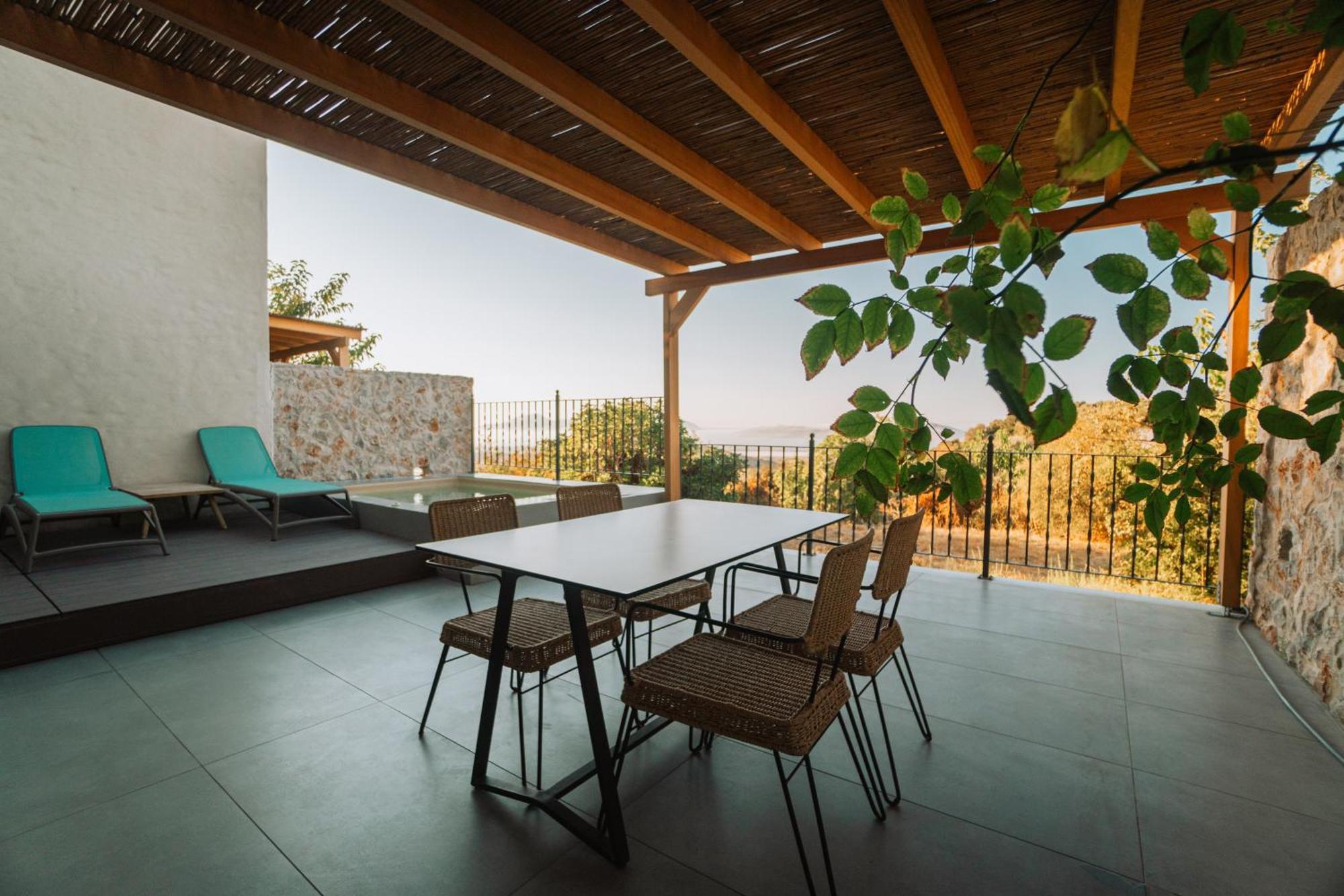 Villa Rosa - Luxury Villas With Panoramic Views Lagoudi Zia ภายนอก รูปภาพ