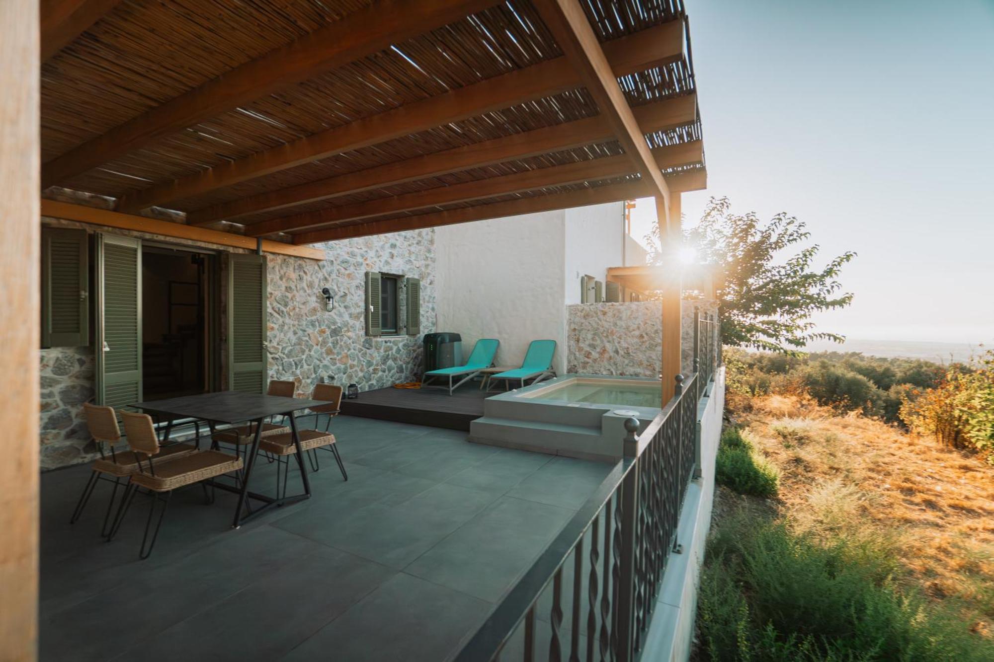 Villa Rosa - Luxury Villas With Panoramic Views Lagoudi Zia ภายนอก รูปภาพ