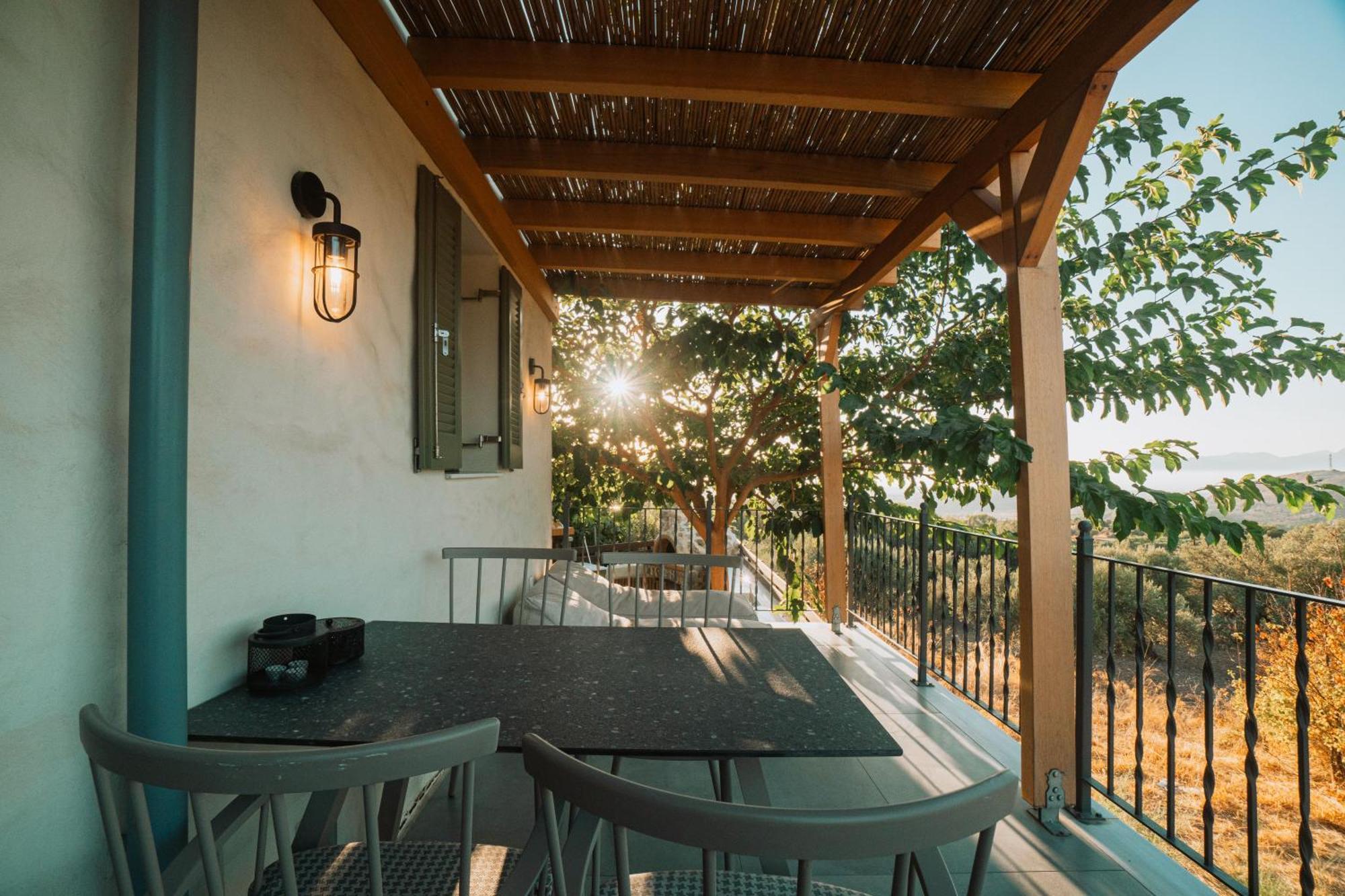 Villa Rosa - Luxury Villas With Panoramic Views Lagoudi Zia ภายนอก รูปภาพ