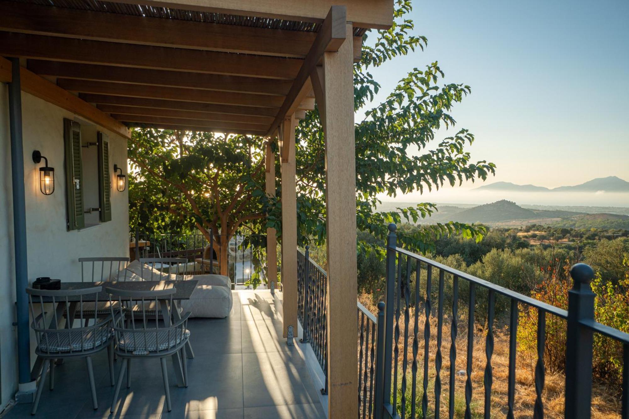 Villa Rosa - Luxury Villas With Panoramic Views Lagoudi Zia ภายนอก รูปภาพ