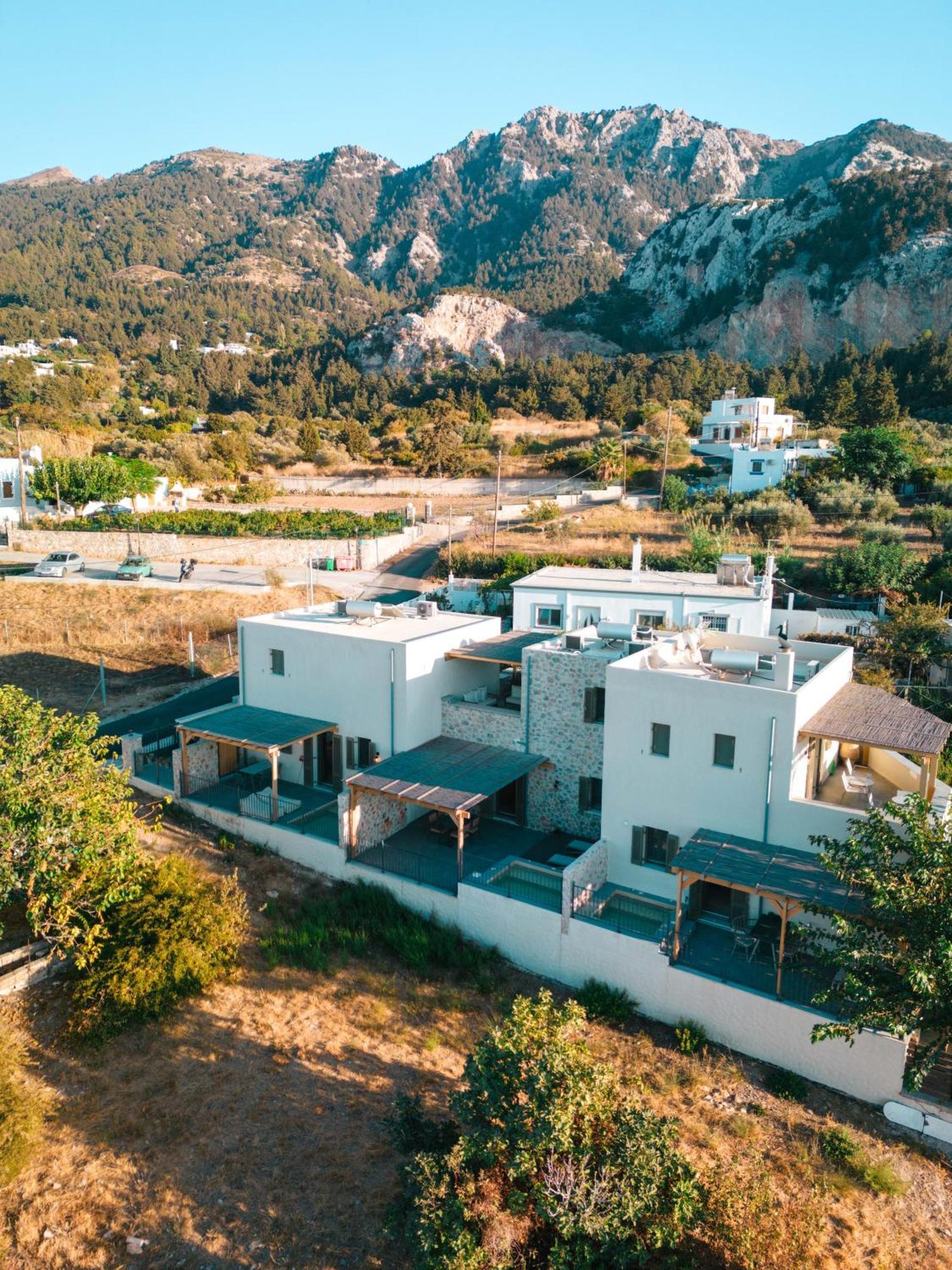 Villa Rosa - Luxury Villas With Panoramic Views Lagoudi Zia ภายนอก รูปภาพ