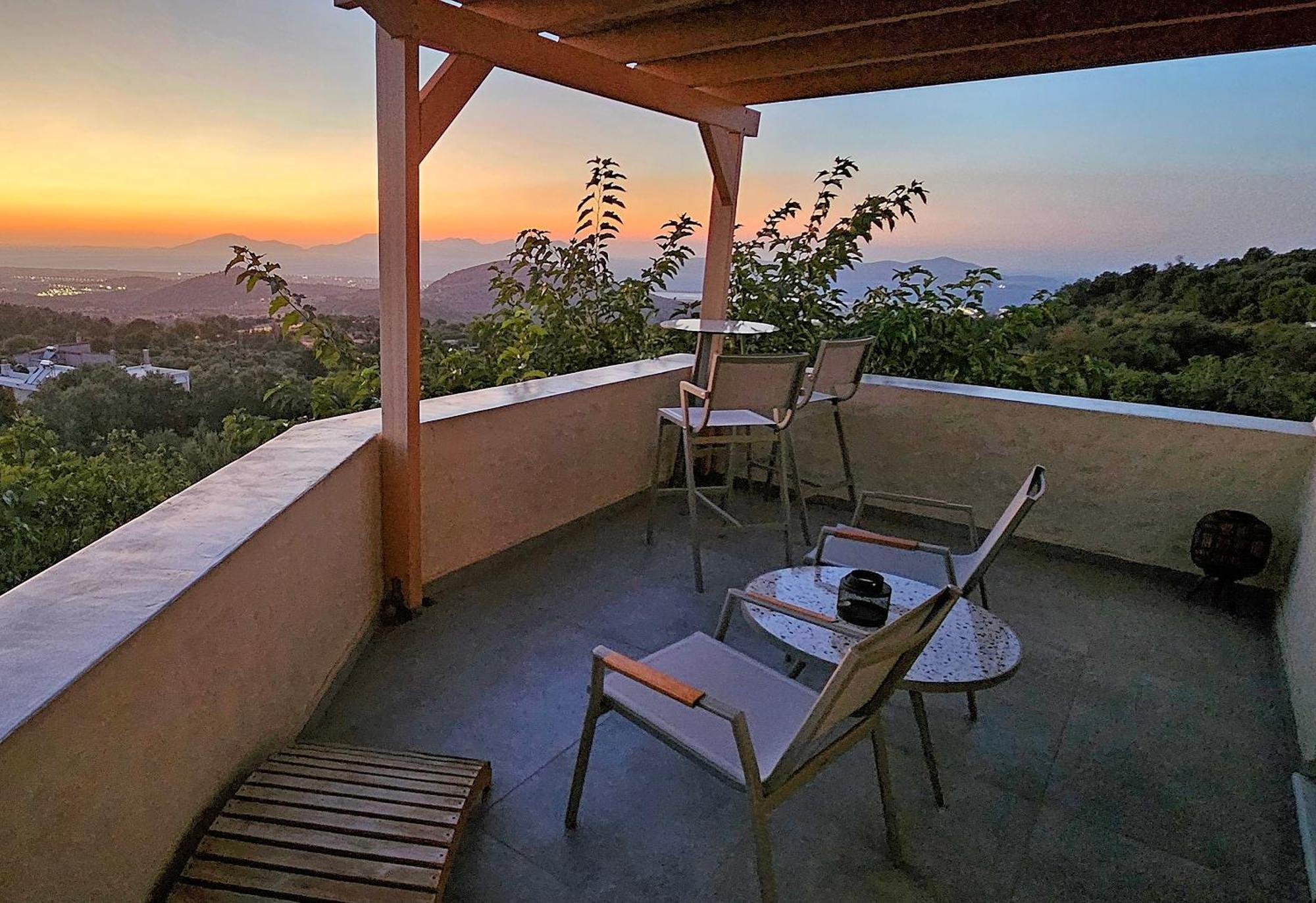 Villa Rosa - Luxury Villas With Panoramic Views Lagoudi Zia ภายนอก รูปภาพ